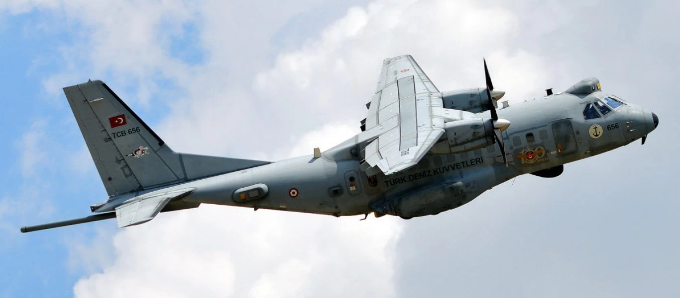 Τουρκική Αεροπορία: 17 παραβιάζεις του Εθνικού Εναέριου Xώρου από δύο ανθυποβρυχιακά CN-235